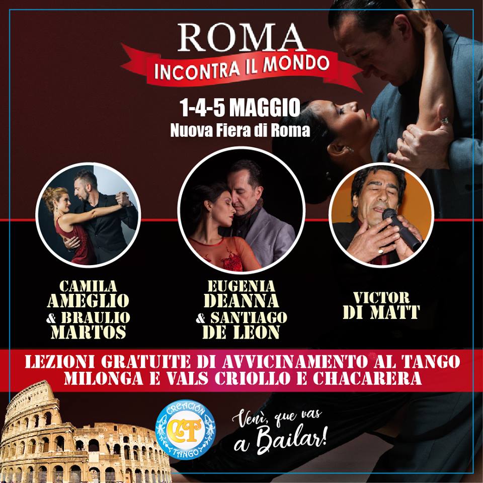 Creacion Tango a Roma Incontra il Mondo!