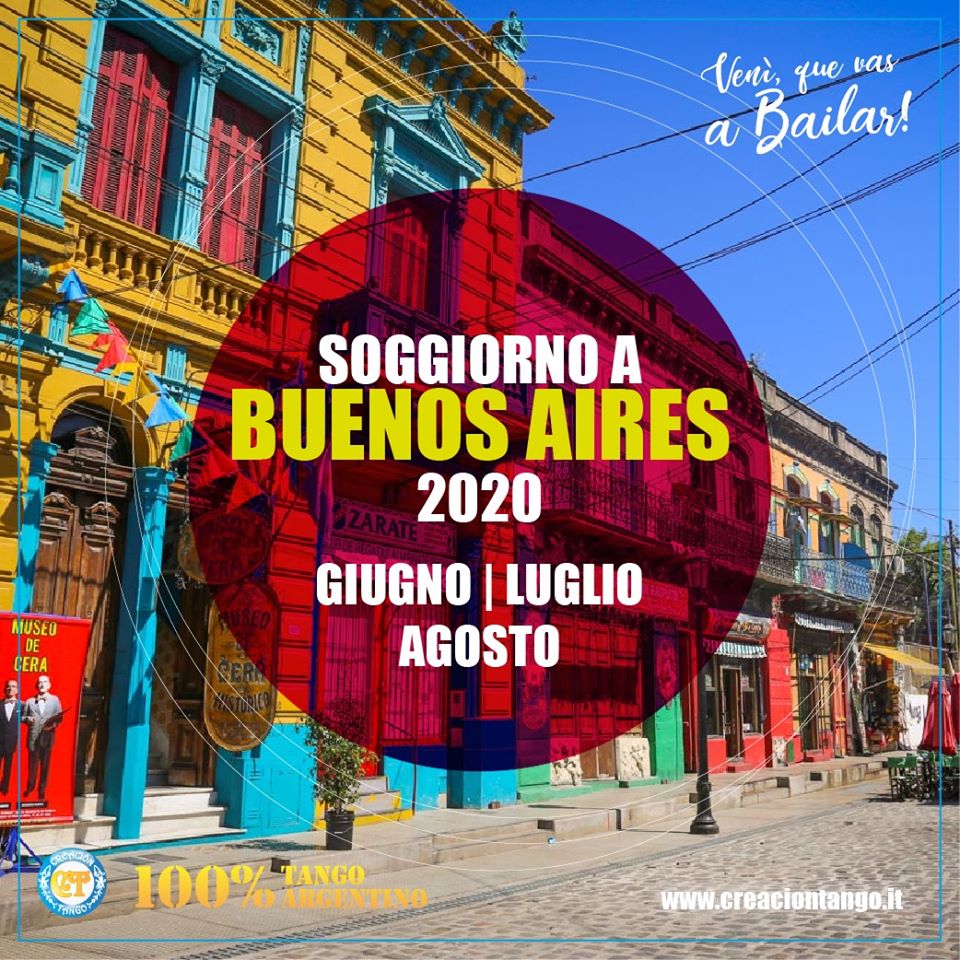 Soggiorno a Buenos Aires Estate 2020