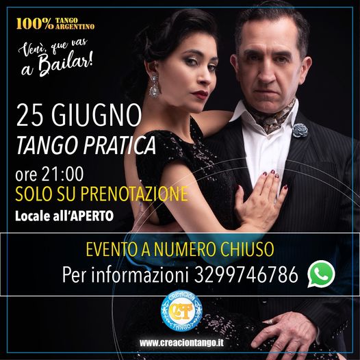 Tango Pratica all’aperto con Creacion Tango