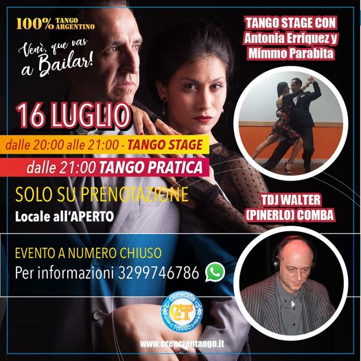 Tango Stage con Antonia Erriquez y Mimmo Parabita