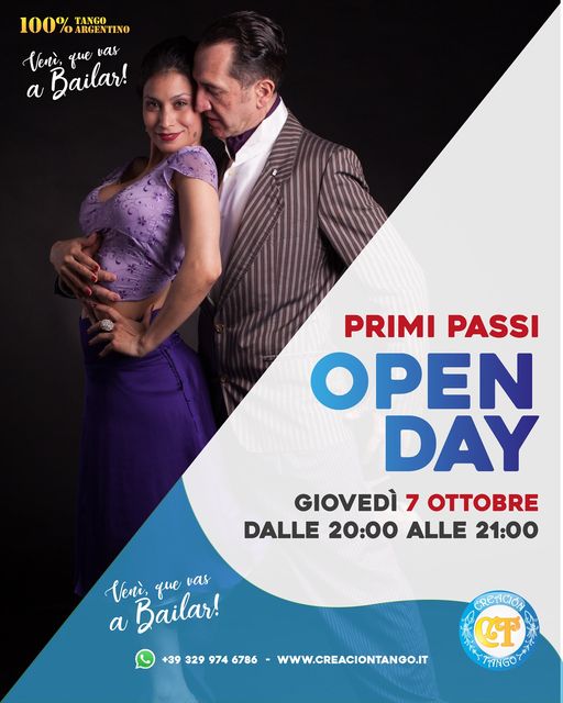 Open Day Primi Passi Tango Argentino