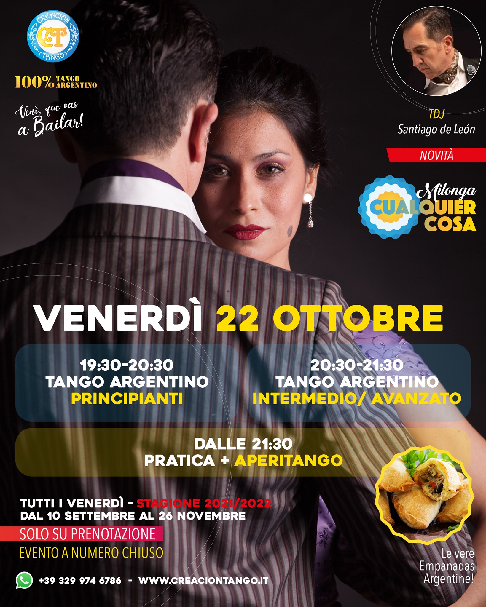 Appuntamento con il Tango Argentino