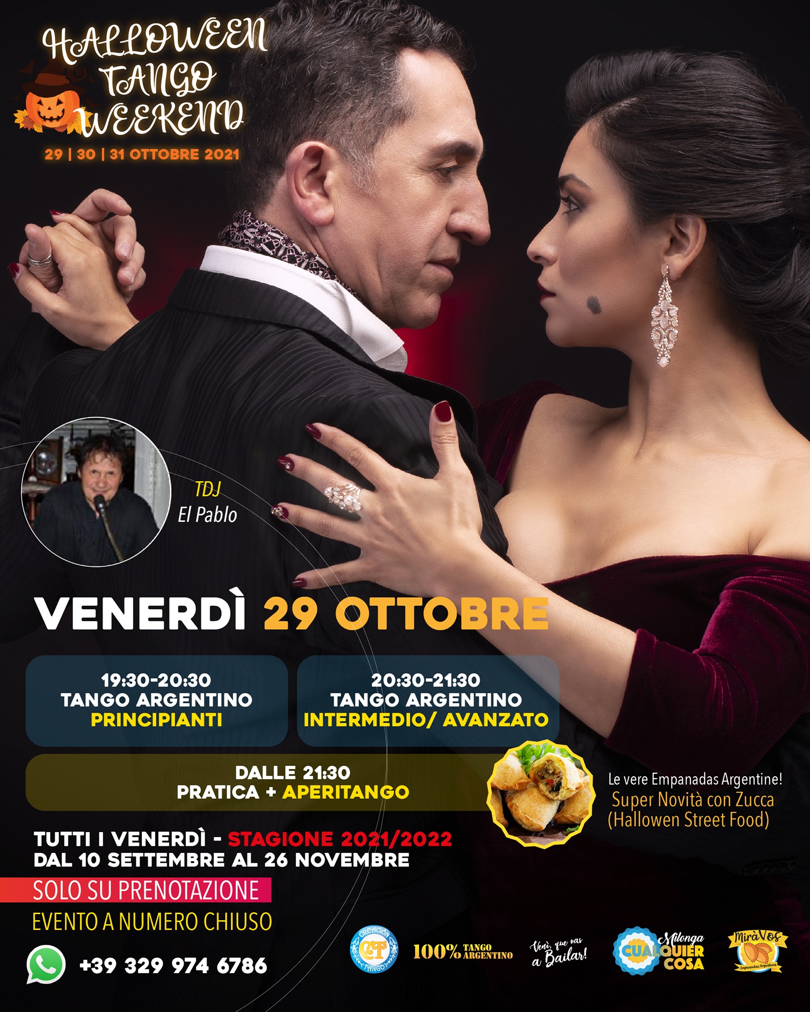 Halloween Tango Weekend 29, 30, 31 Ottobre!
