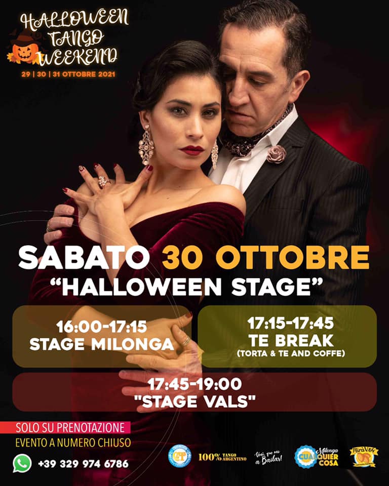 Halloween Stage Sabato 30 Ottobre