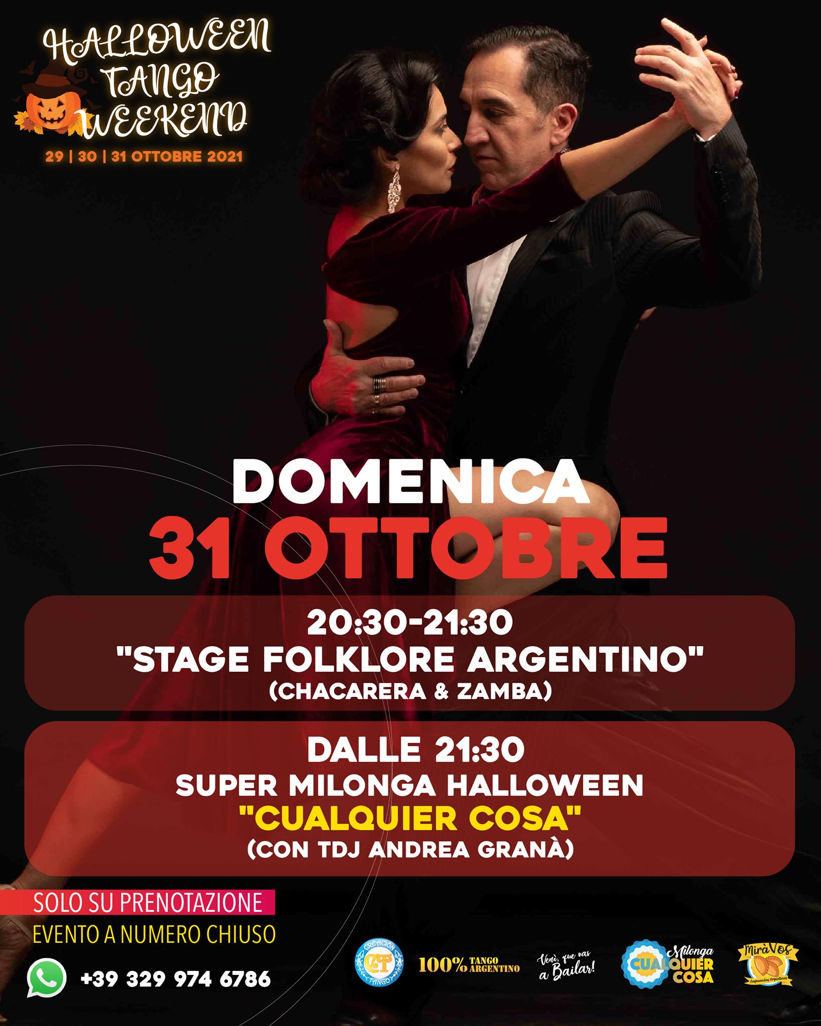 Halloween Tango Weekend: Super Milonga