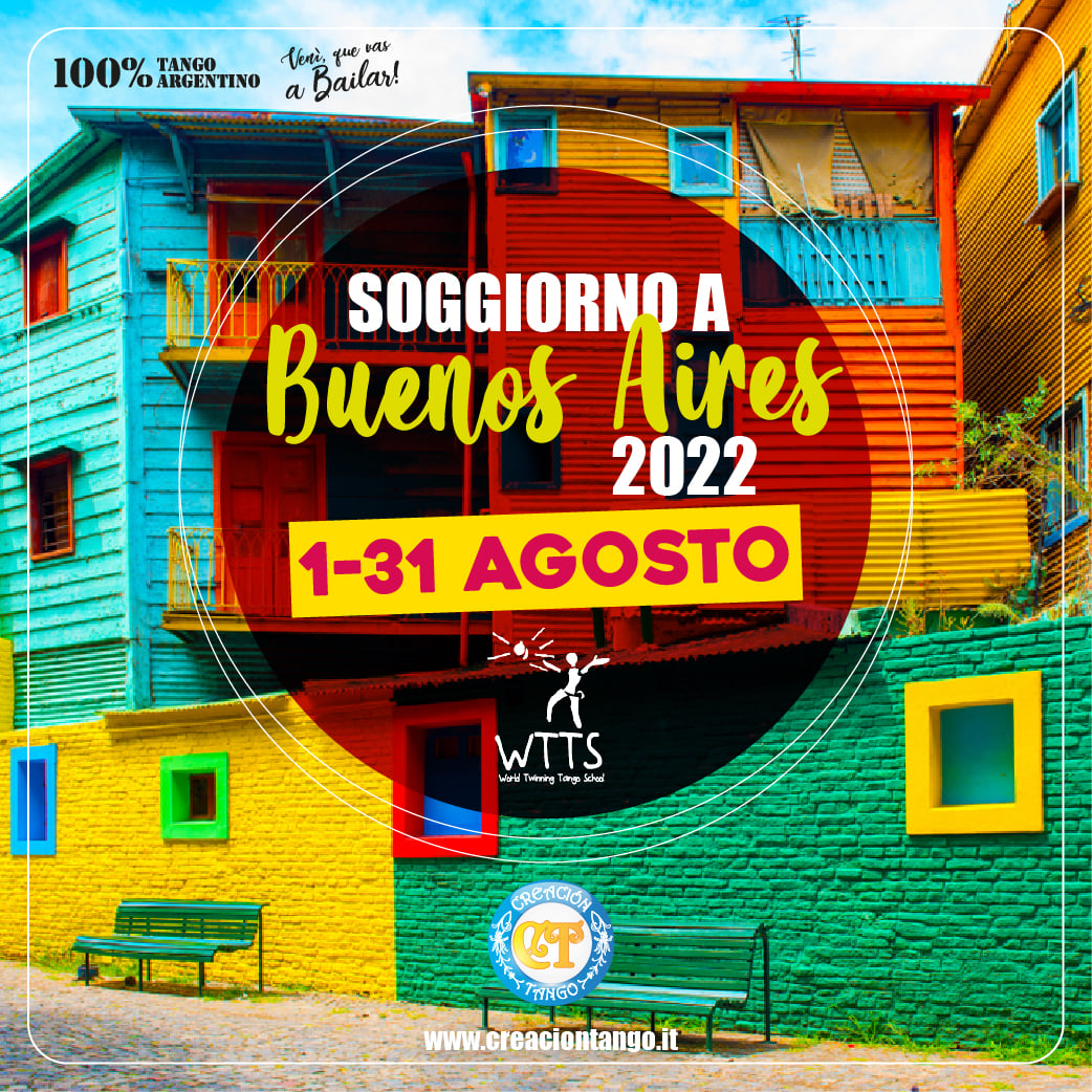 Soggiorno a Buenos Aires: 1-31 Agosto 2022