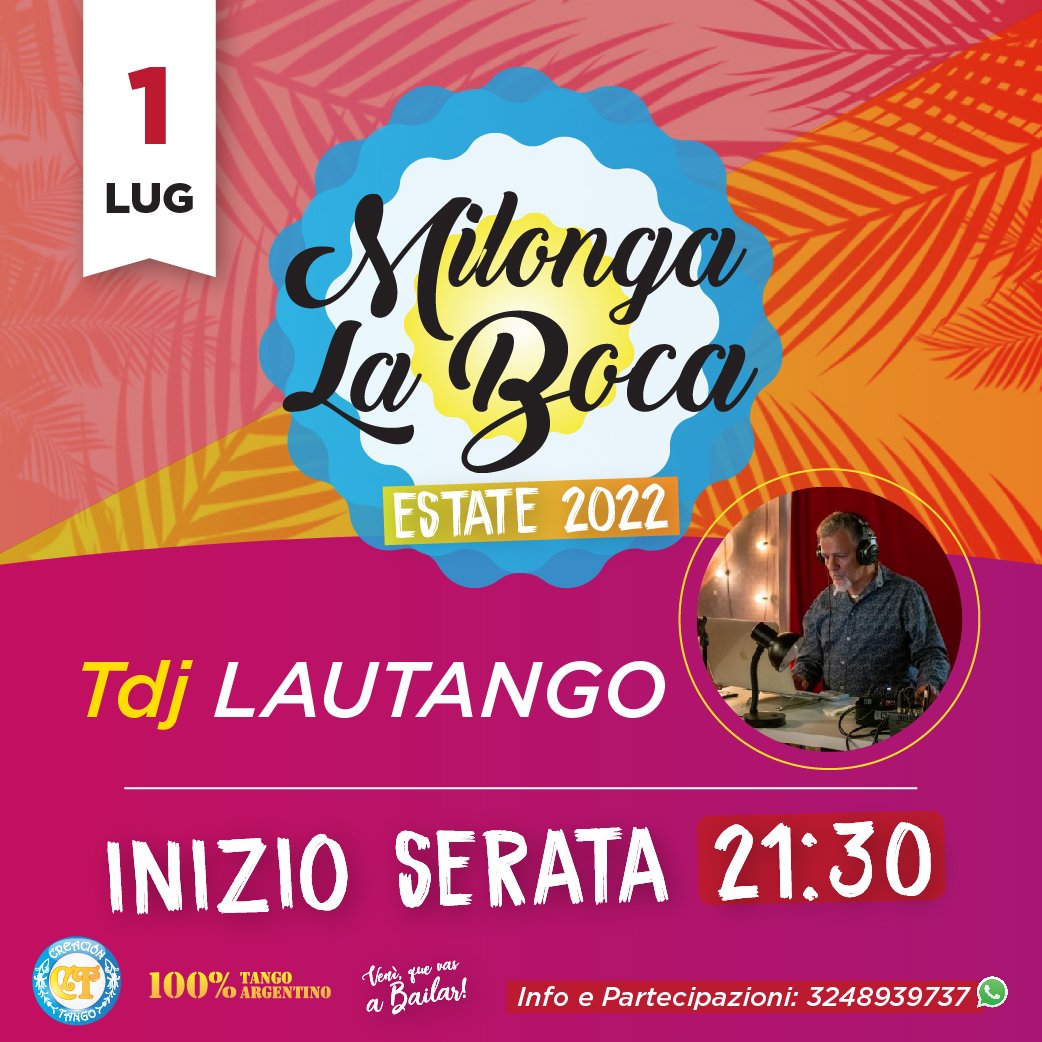 Milonga La Boca 1 Luglio